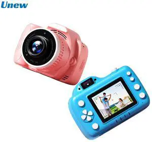 Unew Cute Toys For Children, Digital Camera, Projector Video Recording With Storage Card 1080P Type-C Charging, Daily Vlog Toys For Kids