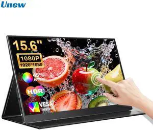 Unew 15.6 Inch 1080P IPS Touchscreen Portable Monitor with Type-C & Mini HDMI Unew 15.6 Inch 1080P IPS Touchscreen Portable Monitor with Type-C & Mini HDMI