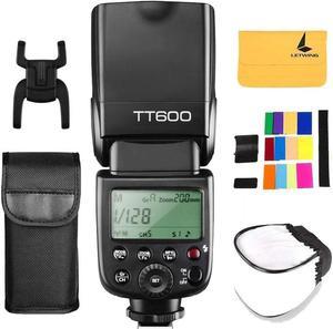 Godox TT600 2.4G Wireless Flash Speedlite Master/Slave Flash with Built-in Trigger System for Canon Nikon Pentax Olympus Fujifilm Panasonic (TT600)