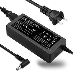 45W 19.5V 2.31A Ac Adapter Laptop Charger for HP Pavilion x360 Charger 15-f272wm 15-f387wm 15-f233wm 15-f222wm 15-f211wm 15-f337wm 17-g121wm 17-g119dx Laptop Notebook Power Supply Cord Plug