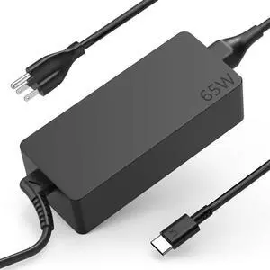Replacement for 65W  Laptop Charger USB C for  ThinkPad T480s T580s T490 E480 E580 Chromebook C330 S330 100e 300e 500e Yoga C930 C940 720 Power Supply Adapter Cord