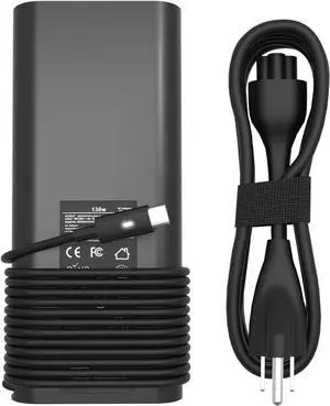 130W AC Adapter for  Laptop Charger USB C -  Computer Charger for XPS 15 17 9500 9520 9570 9575 9730 9530 Precision 5550 5560 5570 3560 3570 3571 2in1 Latitude 9410 9510 Type C Power Cord