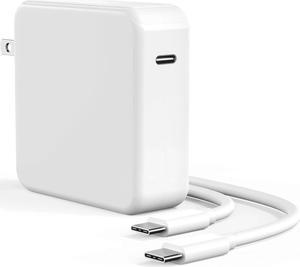 Mac Book Charger 100W USB C Charger Replacement for MacBook Pro 16 15 14 13 Inch MacBook Air 13 Inch iPad Pro 2023/2022/ 2021/2020/ 2019/2018 All USB C Device Type C to C Cable Power Adapter