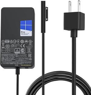 44W 15V 2.58A Surface Pro AC Laptop Charger fit for Microsoft Surface Pro 3 Pro 4 Pro 5 Pro 6, Laptop 2/1, Go 2/3 Surface Book 1/2 Model 1625 1800 Power Adapter with 5V 1A USB Charging Port