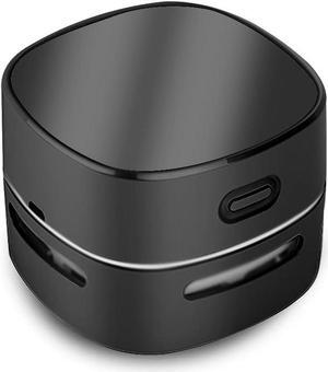ODISTAR Desktop Vacuum Cleaner, Mini Table dust Sweeper Energy Saving,High Endurance up to 400 mins,360º Rotatable Design for Keyboard/Home/School/Office (Black Charging)