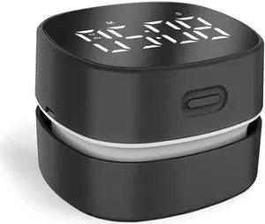 ODISTAR Counter Vacuum Cleaner,Mini Table dust Sweeper Energy with Digital Timer,Endurance up to 400 mins,360º Rotatable for Cleaning Rubber shavings,Crumbs Keyboard of Gifts for Kids(Black) ODISTAR Counter Vacuum Cleaner,Mini Table dust Sweeper Energy with Digital Timer,Endurance up to 400 mins,360º Rotatable for Cleaning Rubber shavings,Crumbs Keyboard of Gifts for Kids(Black)