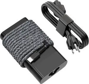 New Slim HP 65W USB C Laptop Charger for HP Spectre x360, Spectre, Chromebook, Elitebook x360, Elitebook, Elite x2, Envyx360, ProBook Travel Type C Power Cord