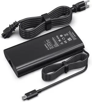 130W USB C Laptops Charger for Dell, Fast Charging Type C Dell XPS 15 9500 17 9700 Precision 5550 5750 3560 3550 3551 Latitude 7210 7310 Adapter with Power Supply Cord