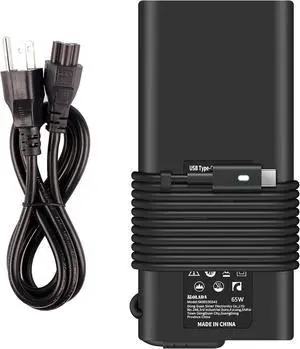 130W USB C Charger for Dell Latitude 7000 5000 9000 Series 5320 5330 5420 5430 5520 5530 9410 9420 9430, Dell XPS 15 17 9575 9500 9510, Precision 5770 5760 Type C Slim Power Cord