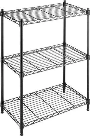 Whitmor 3-Wire Shelving Unit, Metal Storage Shelves, Easy Assembly Home Organizer for Pantry, Kitchen, Garage, Plant Whitmor 3-Wire Shelving Unit, Metal Storage Shelves, Easy Assembly Home Organizer for Pantry, Kitchen, Garage, Plant