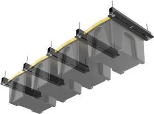 TORACK Garage Ceiling Bin Storage Rack(only fit 16" joist), Overhead Tote Storage Rails Heavy Duty Adjustable Tote Slide Rail for 4 Bins(5 pcs 17-inch long rails) TORACK Garage Ceiling Bin Storage Rack(only fit 16" joist), Overhead Tote Storage Rails Heavy Duty Adjustable Tote Slide Rail for 4 Bins(5 pcs 17-inch long rails)