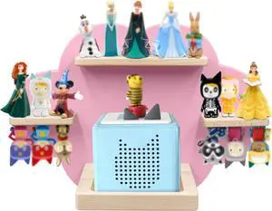 Taladad for TonieBox and Tonie Shelf Cloud,Tonies Storage for 12-20 Tonie Figures Characters Magnetic Wall Shelf for Tonies Toniebox, Charging Station (Pink) Taladad for TonieBox and Tonie Shelf Cloud,Tonies Storage for 12-20 Tonie Figures Characters Magnetic Wall Shelf for Tonies Toniebox, Charging Station (Pink)