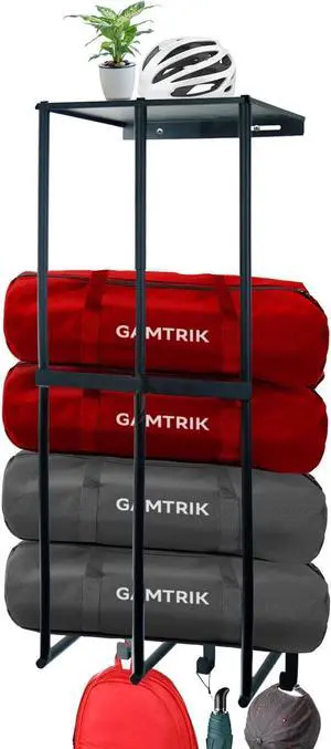 Camping Chair Storage Wall Mount Metal Rack for Garage Organization Camping Chair Storage Wall Mount Metal Rack for Garage Organization
