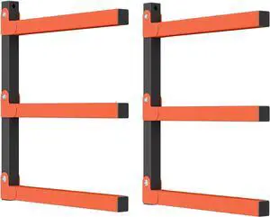 WALMANN Wall Mount Heavy Duty Lumber Racks, Lumber Storage Rack WALMANN Wall Mount Heavy Duty Lumber Racks, Lumber Storage Rack