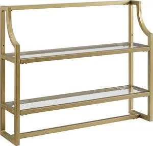Crosley Furniture Aimee Wall-Mount Storage Shelf Crosley Furniture Aimee Wall-Mount Storage Shelf