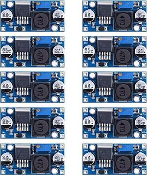 10 Pack LM2596 DC-DC Adjustable Buck Converter 3.0-40V to 1.5-35V Power Supply Step Down Voltage Regulator Module