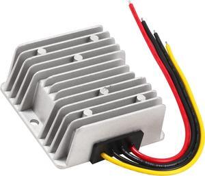 DC/DC 8V-40V Step Up Step Down to 13.8V 10A 138W, Boost Converter Voltage Regulator, Power Adapter Voltage Booster, Reducer Waterproof Module Transformer for Golf Cart Club Car Truck Vehicle