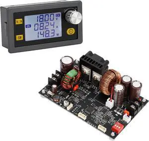 DROK CNC DC Buck Converter with Meter, 6-70V to 0-60V 10A 600W, DC 5V 9V 12V 24V 36V 48V 60V Fixed Output Voltage, Adjustable Power Supply Voltage Regulator Step Down Module