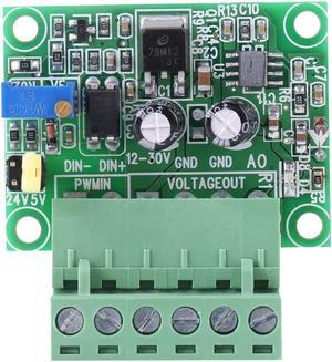 Frequency to Voltage Converter Module,PWM to Voltage Module,Frequency Converter,1-3KHZ 0-10V PWM Signal to Voltage Converter Module Digital Analog Board