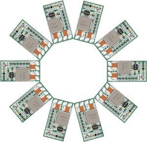 DROK 24v to 12v Step Down Converter 10pcs, Mini Voltage Reducer DC 4.5-24V to 5V, Buck Converter 12V to 5V Board 3A, Volt Step Down Transformer Power Supply Module