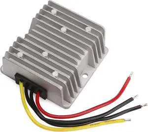 36V 48V to 12V Voltage Reducer, DROK 120W 10A DC to DC Waterproof Club Car Step Down Converter, 24-60V 24V 36 V 48 V to 12 V Buck Regulator Volt Transformer Golf Cart Power Module Solar Panel DIY