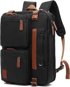 3 in 1 Computer Bag for Men, 17.3 Inch Laptop Backpack for Men, Work Bag for Men, Work Briefcase, Laptop Bag,Black