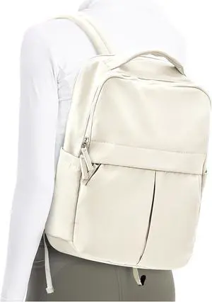 Laptop Backpack for Women Gym Backpack Casual Daypack Backpacks Travel Backpack for Traveling on Airplane Work Backpack for Men Lightweight Computer Backpack College Teacher Backpack Beige
