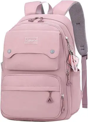 JiaYou Teen Girls Casual Backpack High Middle School Daypack Women Daily Travel Laptop Bag (1# Purple, 26 Liters)