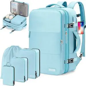 Carry On Backpack, 42L Flight Approved Travel Backpack for Men Women,Airline Approved Gym Backpack Waterproof Business Laptop Daypack Laptop Backpack,Casual Daypack for Business Weekend Hiking