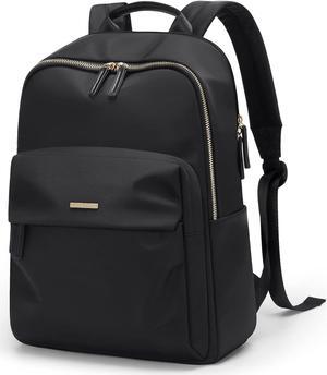 GOLF SUPAGS Laptop Backpack for Women Fits 16 Inch Notebook Casual Daypack Purse Work Travel College Bag (Black)