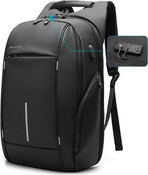 BANGE Travel Backpack,Lightweight Work Backpacks for Men, Laptop Backpack for 15.6Inch, Fashion Backpack for Men and Women
