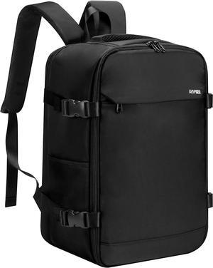HOMIEE Ryanair Personal Item 40x20x25 Travel Bag, 20L Carry on Backpack Flight Approved Underseat Hand Luggage Cabin Bag Fits 15.6 Inch Laptop for Weekender Gifts, Black