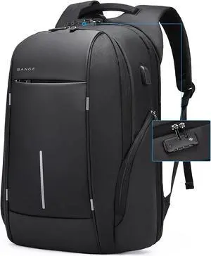 BANGE Travel Backpack for 15.6 Inch Notebook,Lightweight Work Backpacks for Men, Daily Fashion Backpack for Men and Women