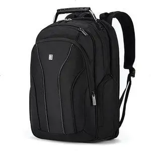 Laptop Backpack Work Backpack for Men Women Travel Computer Bag for Business Fits 15.6 Laptop and Notebook - Black
