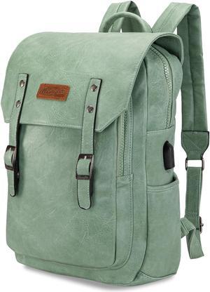 Montana West × Wrangler Womens Backpack Leather Laptop Backpack Unisex Fashion Backpack