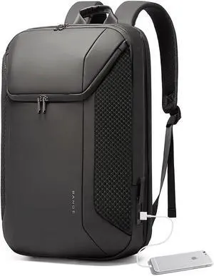 BANGE Smart Business Laptop Backpack Waterproof can fit 15.6-17.3 Inch Laptop with 3.0 USB charging port for men and women