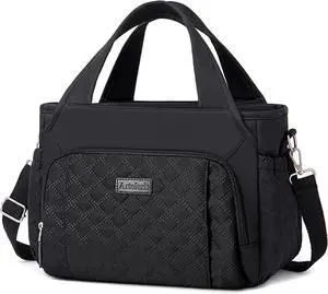 Artelaris Insulated Lunch Bag for Women,Leak-Proof Cooler Lunch Box, Cooling Tote for Adult,with 7 Pockets,Adjustable Strap(15 Liters)