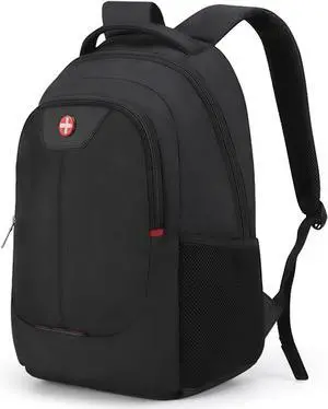 CROSSGEAR Travel Laptop Backpack for Men Women, Water Resistant Bookbag Airline Approved Business Work Laptop Bag Casual Daypacks Fits 15.6 Inch Computer Notebook Small Backpacks for Women
