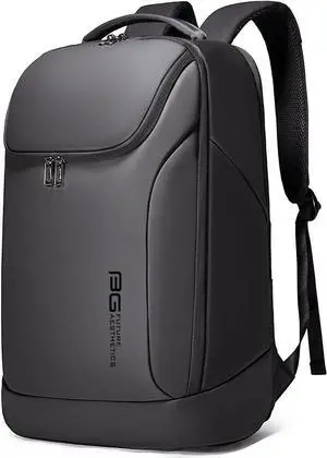 FUTURE AESTHETICS Business Smart Backpack Waterproof for women,men,Fight Approved Durable Backpack suitable as overnight and travel backpack (Black)