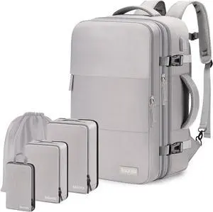 Carry On Backpack, 42L Flight Approved Travel Backpack for Men Women,Airline Approved Gym Backpack Waterproof Business Laptop Daypack Laptop Backpack,Casual Daypack for Business Weekend Hiking