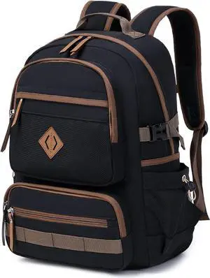 Caoroky knight Laptop Backpacks College Bookbags Women Men Anti Theft Travel Backpacks Large Elementary Middle High School Bags for Kids Teens Girls Boys Students Adults Causal Daypack-Black Caoroky knight Laptop Backpacks College Bookbags Women Men Anti Theft Travel Backpacks Large Elementary Middle High School Bags for Kids Teens Girls Boys Students Adults Causal Daypack-Black