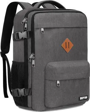 Travel Backpack for Women,Carry On Bag for Airplanes,Large Personal Item Travel Bag Flight Approved,Waterproof 17.3 Inch Laptop Backpack Business Work Backpacks Men Mochila De Viaje,Grey Travel Backpack for Women,Carry On Bag for Airplanes,Large Personal Item Travel Bag Flight Approved,Waterproof 17.3 Inch Laptop Backpack Business Work Backpacks Men Mochila De Viaje,Grey