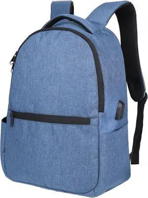Carry on Backpack for Women Flight Approved 12.6x7.1x16.5(40L), Frontier Airlines Personal Item Bag Fit for 15.6in Laptop,300D Waterproof fabric with USB Charging Port, Blue