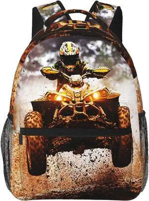 Backpack Dirt Quad Bike 4 Wheelers Off Road Ride on ATV, Travel Laptop Backpacks Casual College Daypack School Bag for Boys Girls Men Adult Backpack Dirt Quad Bike 4 Wheelers Off Road Ride on ATV, Travel Laptop Backpacks Casual College Daypack School Bag for Boys Girls Men Adult