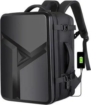 Hard Shell Laptop Backpack for Men, 35L Expandable Business Travel Backpacks Anti Theft Gaming Computer Bag with USB Port Wet Pocket 17 Inch Hard Shell Laptop Backpack for Men, 35L Expandable Business Travel Backpacks Anti Theft Gaming Computer Bag with USB Port Wet Pocket 17 Inch