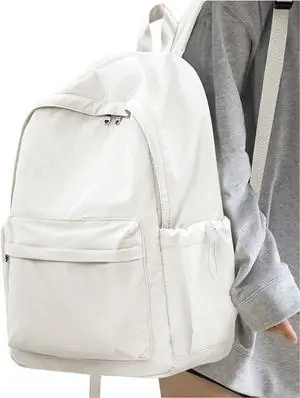 Beige Backpack for School Women Girls, Waterproof Bookbag Cute High School Backpack for Men Teen Boys, Lightweight Travel College Backpack Mochilas Escolares para Beige Backpack for School Women Girls, Waterproof Bookbag Cute High School Backpack for Men Teen Boys, Lightweight Travel College Backpack Mochilas Escolares para