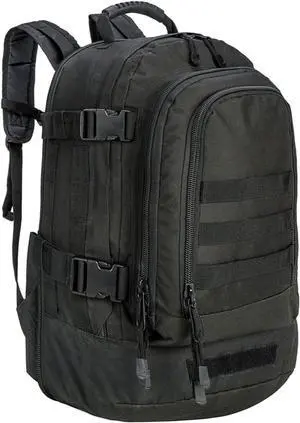 Greencity Laptop Backpacks Tactical 3 Day Expandable Bug Out Bag Classic Case Travel HikingBlack
