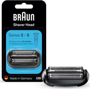 Braun Series 5 53B Electric Shaver Head, Black  Designed for Series 5 and Series 6 shavers (New Generation)