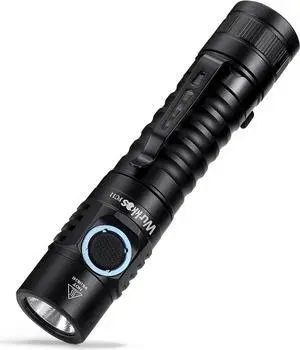 Pocket LED Flashlight, High 90CRI Ultra Bright Max 1300 Lumen Mini Flashlight with Standard USB A-C Cable,IP67 Waterproof,Magnetic Tailcap, Great for Indoor/Outdoor Activities(2700K Warm)