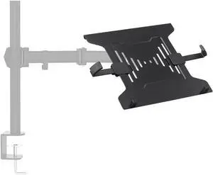 Monoprice Laptop Holder Attachment for Desk Mounts - Ideal for Work, Home, Office Laptops, Black - Workstream Collection Monoprice Laptop Holder Attachment for Desk Mounts - Ideal for Work, Home, Office Laptops, Black - Workstream Collection